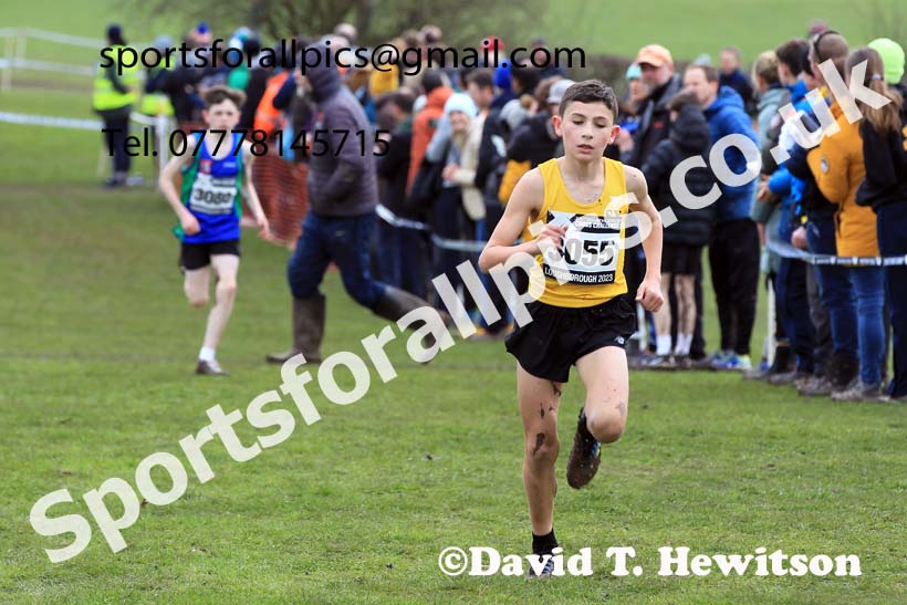 Boys Under-13s 2023 UK CAU Inter Counties Cross Country Champs, Prestwold Hall, Loughborough. Photo: David T. Hewitson/Sports for All Pics